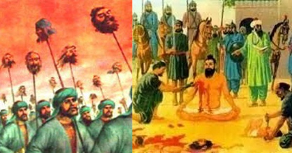 atrocities by Mughals