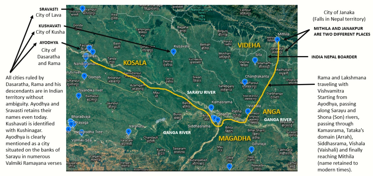 ayodhya tour places map