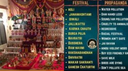 Vilification of festivals